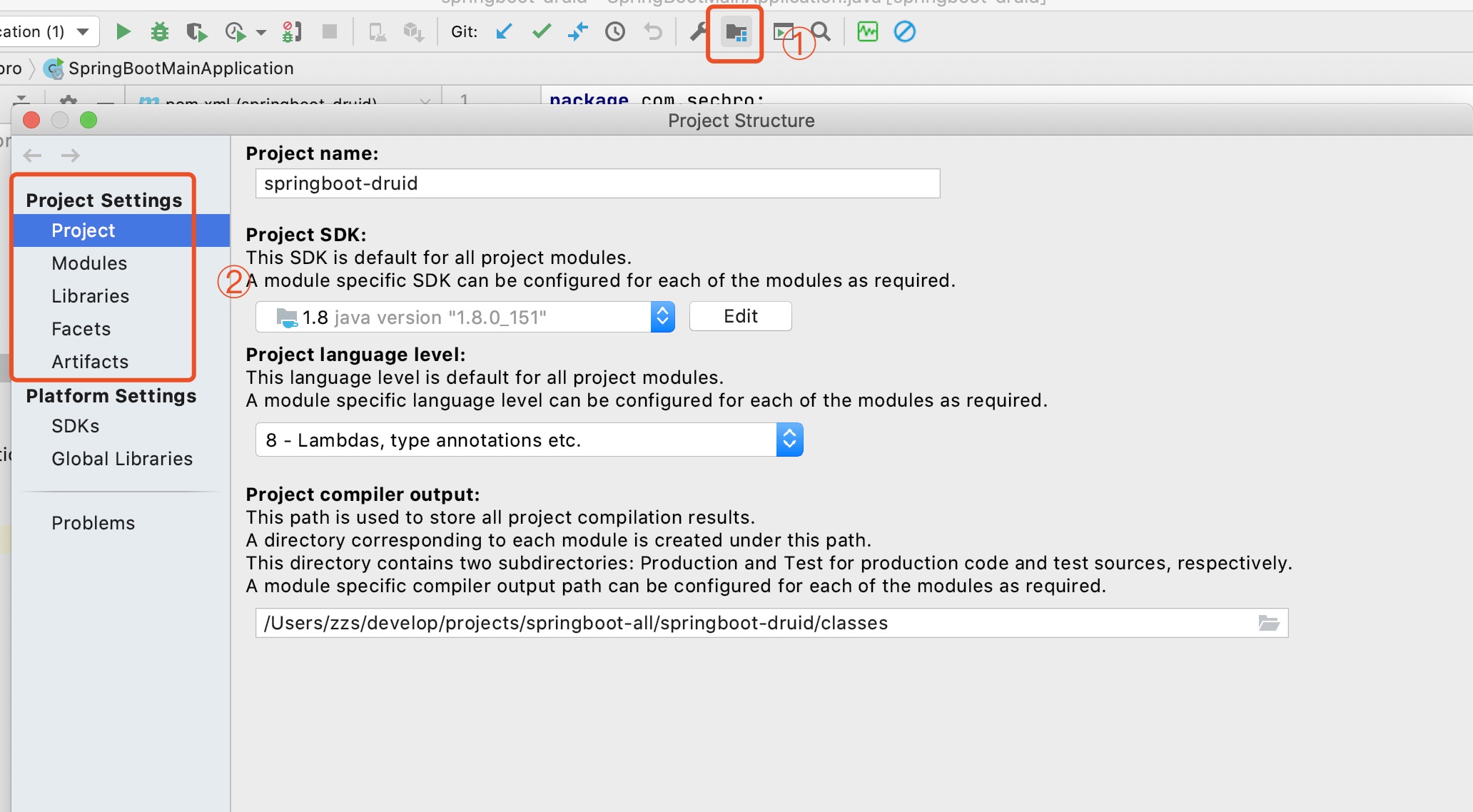 Idea Project Structure