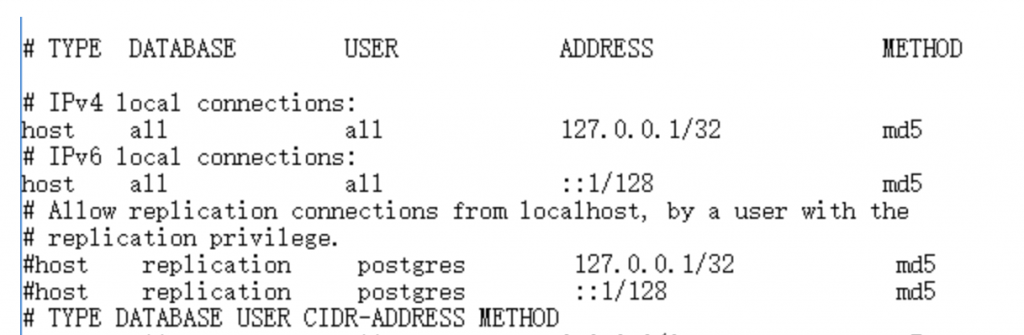 postgresql远程连接报错：no pg_hba.conf entry for host插图1